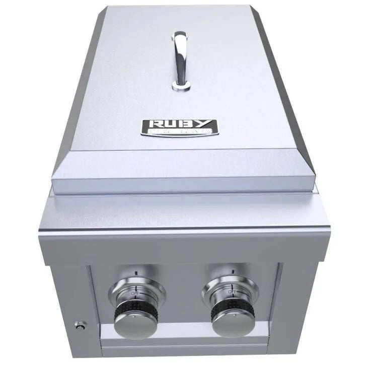 Sunstone Ruby Series 13 Inch Slide in Versa Double Burner