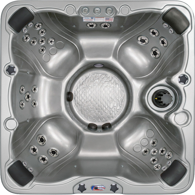 American Spas AMZ740B 7-Person 40-Jet Premium Acrylic Bench Spa Standard Hot Tub with Ozonator and 5.5kW Heater