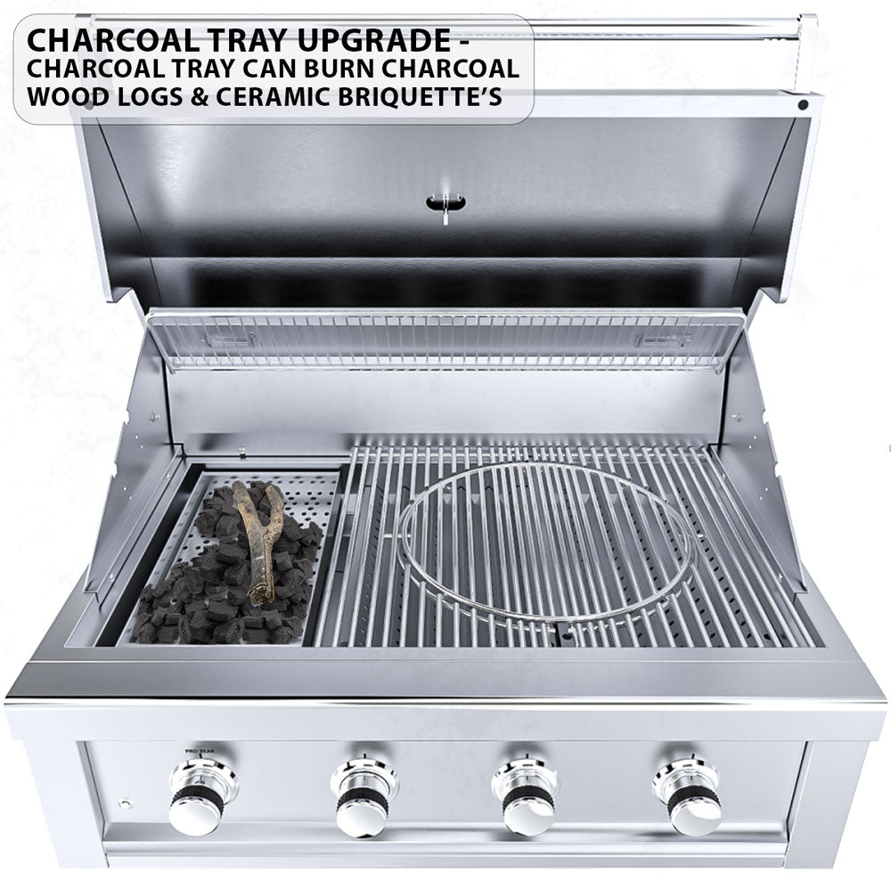 Sunstone Ruby 4 Burner Pro-Sear 36″