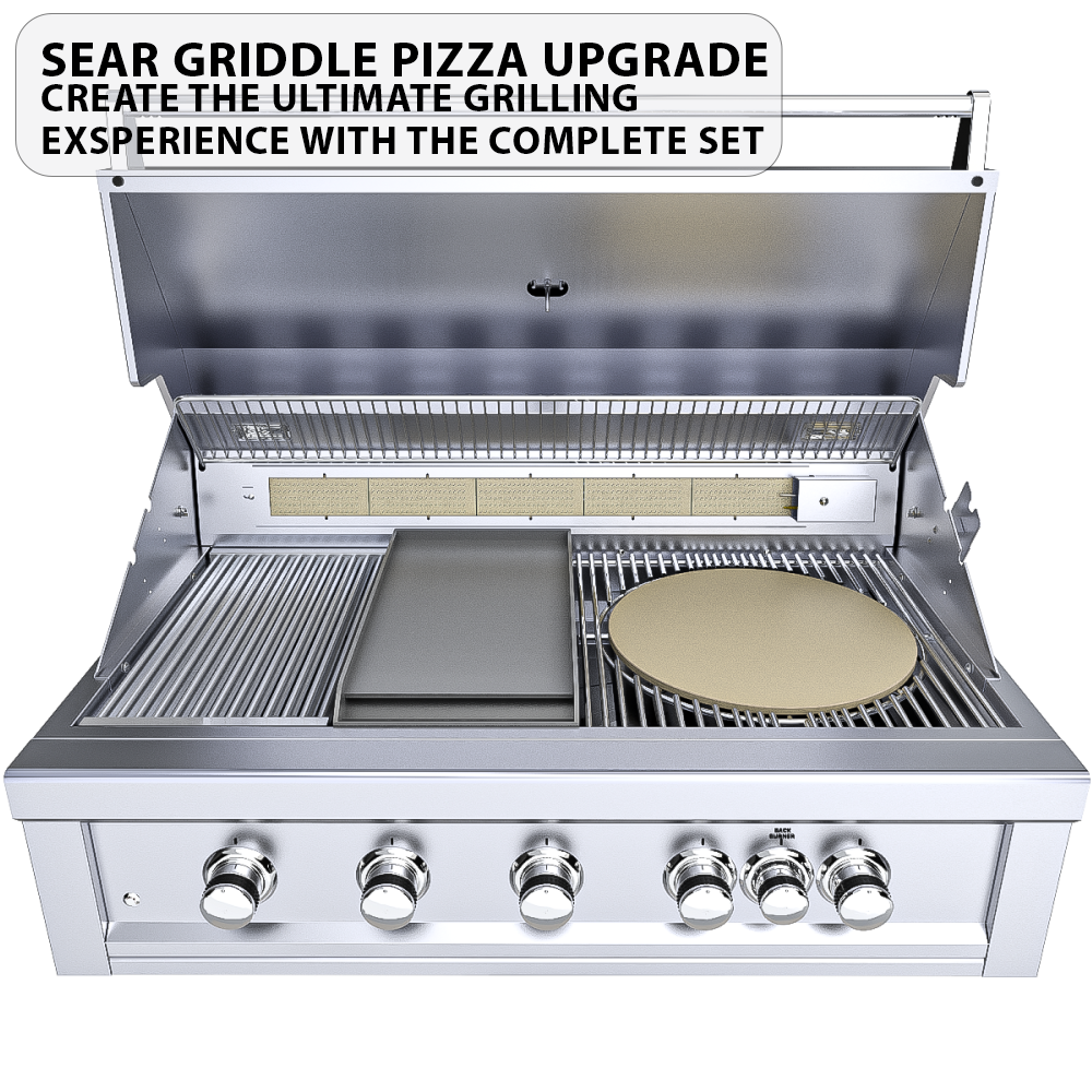 Sunstone 5-Burner Pro-Sear Infrared Grill Ruby Series – Ultimate High-Performance Outdoor Cooking Station