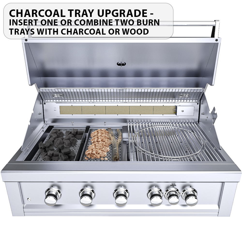 Sunstone 5-Burner Pro-Sear Infrared Grill Ruby Series – Ultimate High-Performance Outdoor Cooking Station