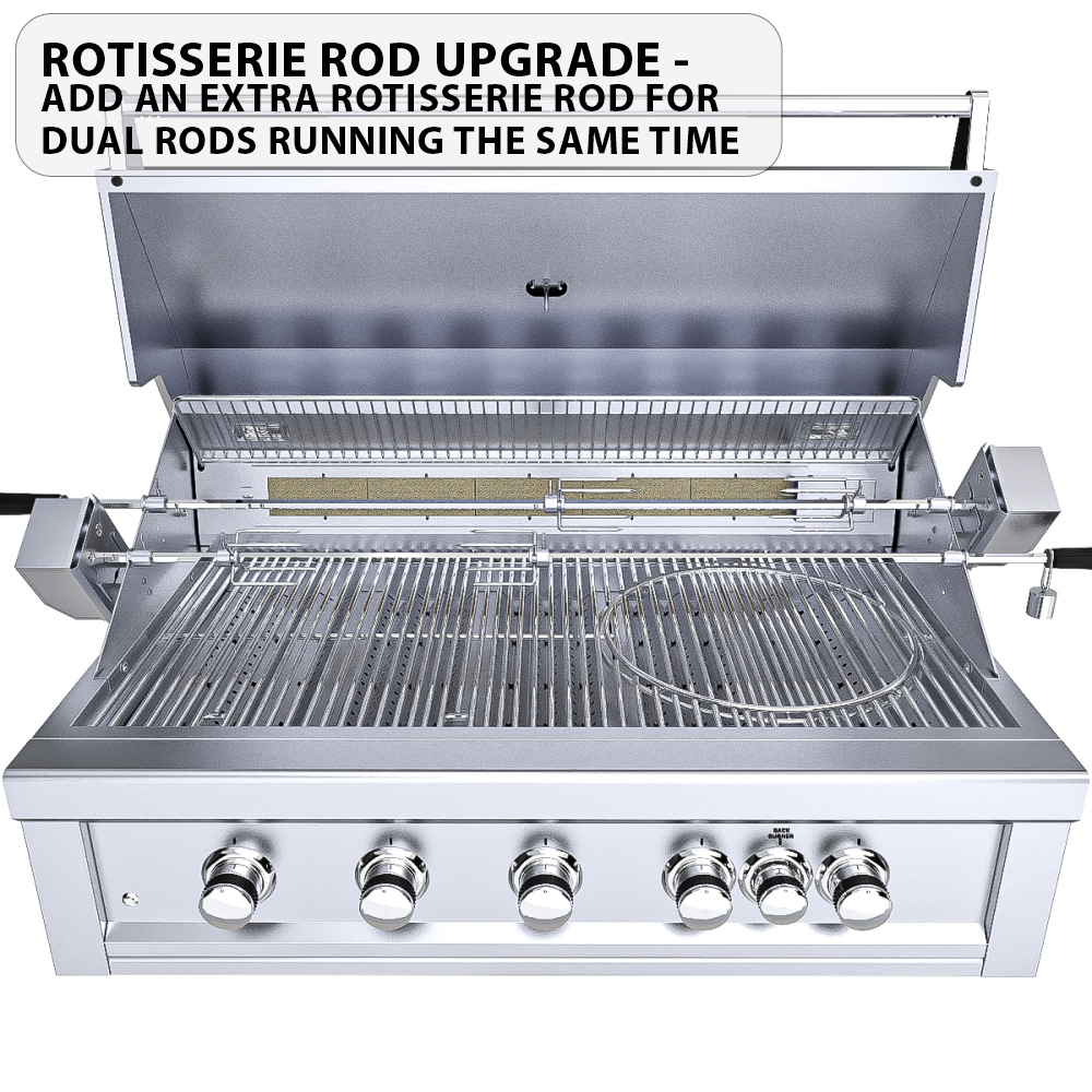 Sunstone 5-Burner Pro-Sear Infrared Grill Ruby Series – Ultimate High-Performance Outdoor Cooking Station