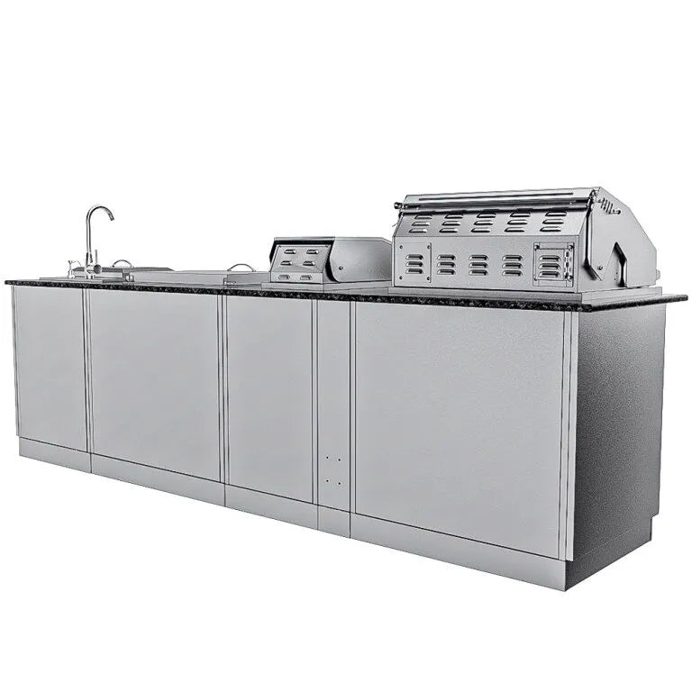 Sunstone THE ALAMO 10 Foot Outdoor Cabinet Island Package