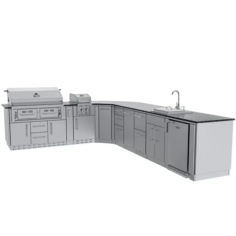 Sunstone THE BIG-TEXAN 21FT Outdoor Cabinet Large Island Package
