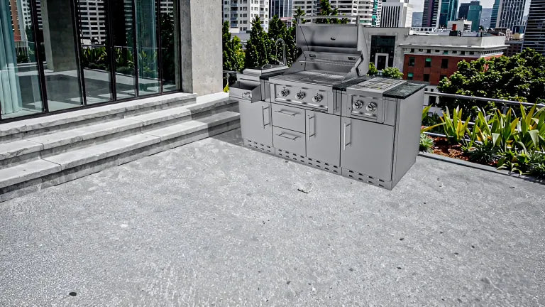 Sunstone THE CAPRICE 6 FT 4 IN Grill & Bar Sink Outdoor Island Package