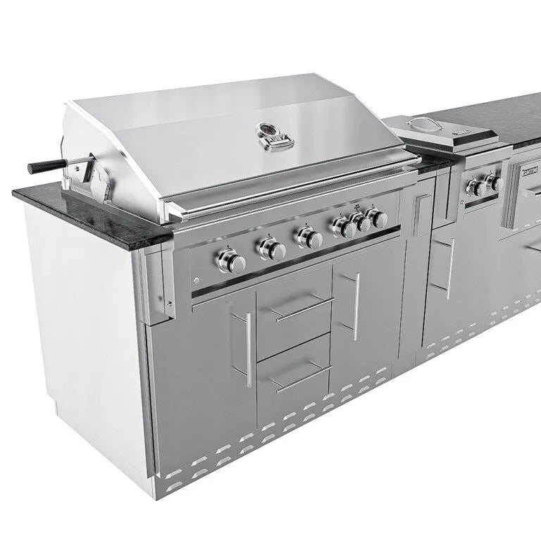 Sunstone French Quarter Outdoor Kitchen Island Package