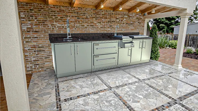 Sunstone Galley Clean & Prep Cabinet Island Package