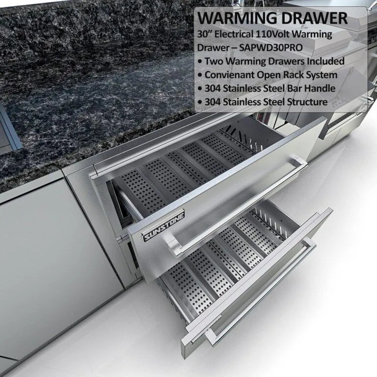 Sunstone Galley Clean & Prep Cabinet Island Package