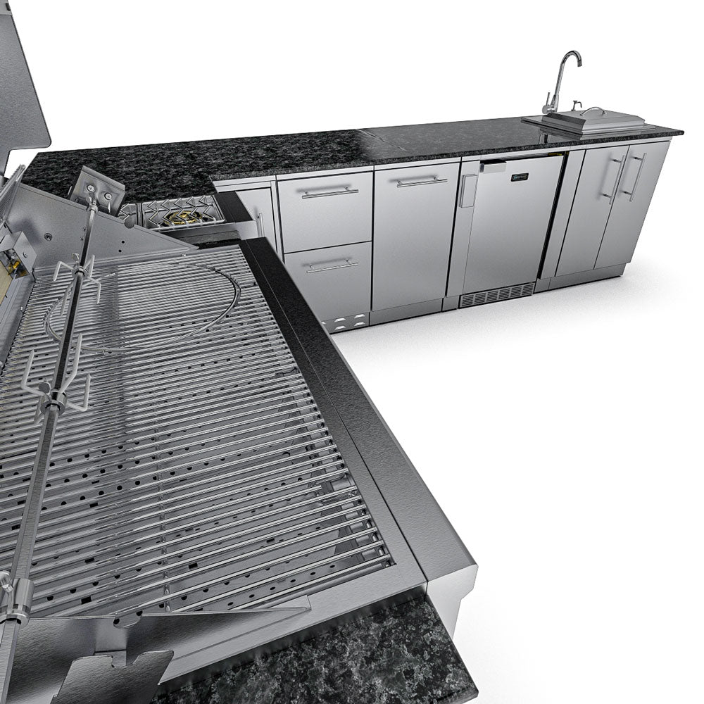 Sunstone The Rancher Outdoor Kitchen Package L Shaped