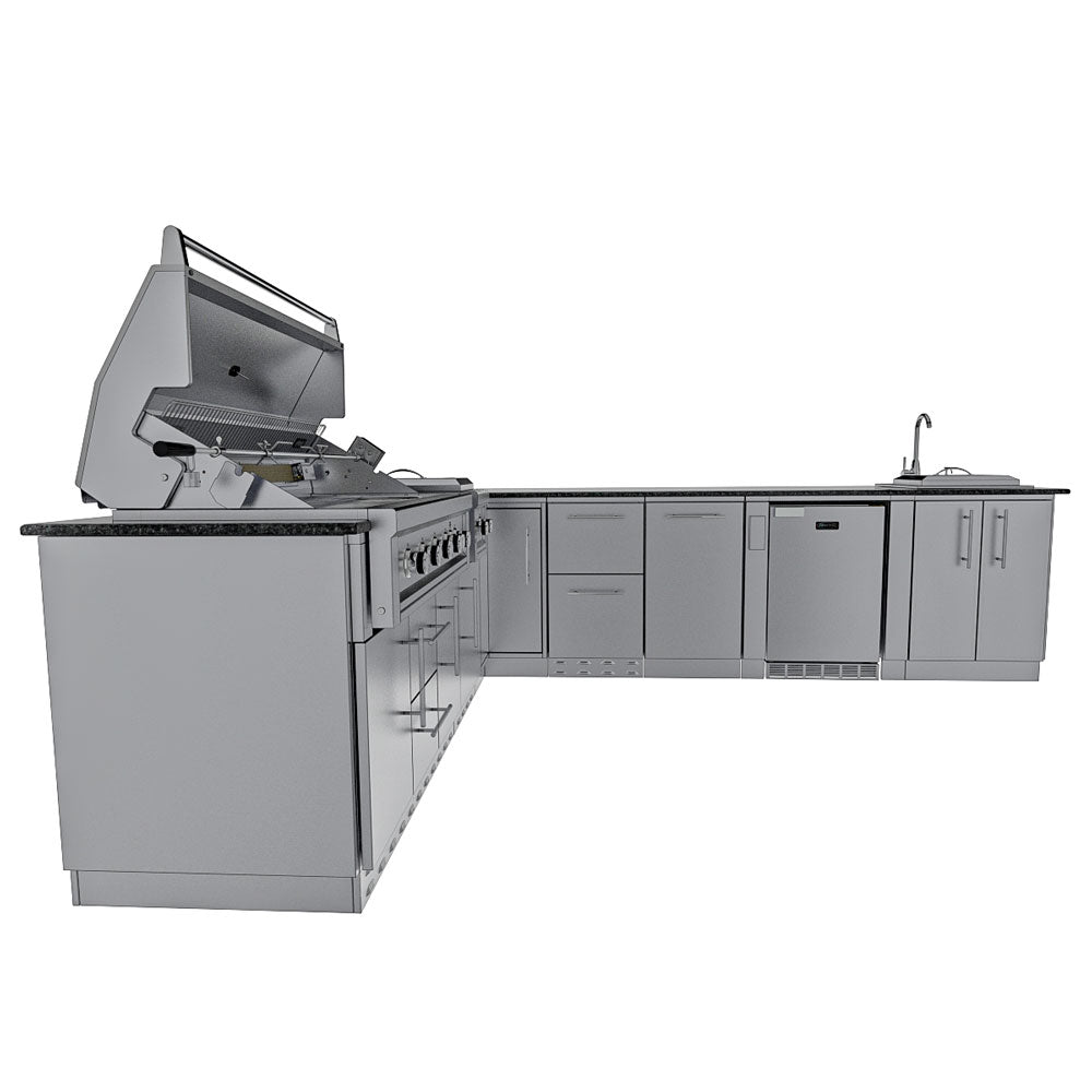 Sunstone The Rancher Outdoor Kitchen Package L Shaped