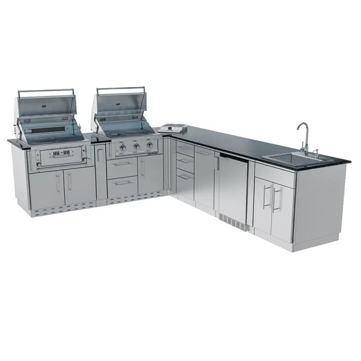 Sunstone Texas Tango Outdoor Kitchen Island Package 19 Feet