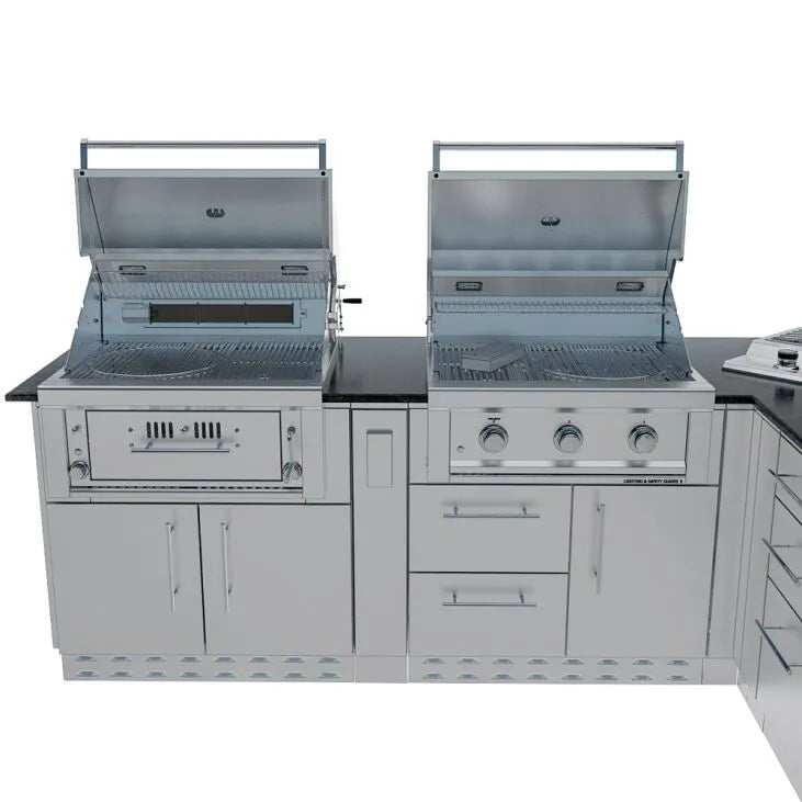 Sunstone Texas Tango Outdoor Kitchen Island Package 19 Feet