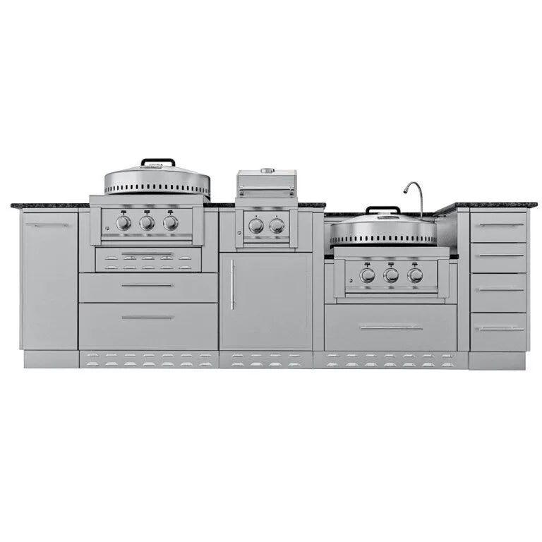Sunstone TexCajun Outdoor Kitchen Island Package