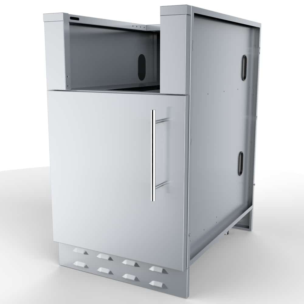 Sunstone 20" Appliance Cabinet for Up To 14-1/2 In. Cut-Out Width Appliance or Bar Station w/Left Swing Door - SAC20CSDL