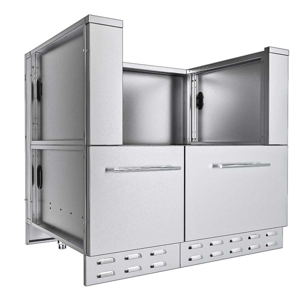 Sunstone 37" Hybrid Grill Base Cabinet Combo Package