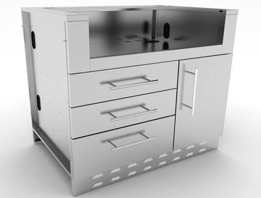 40" Sunstone Gas Grill Base Cabinet - SAC40GLPCD