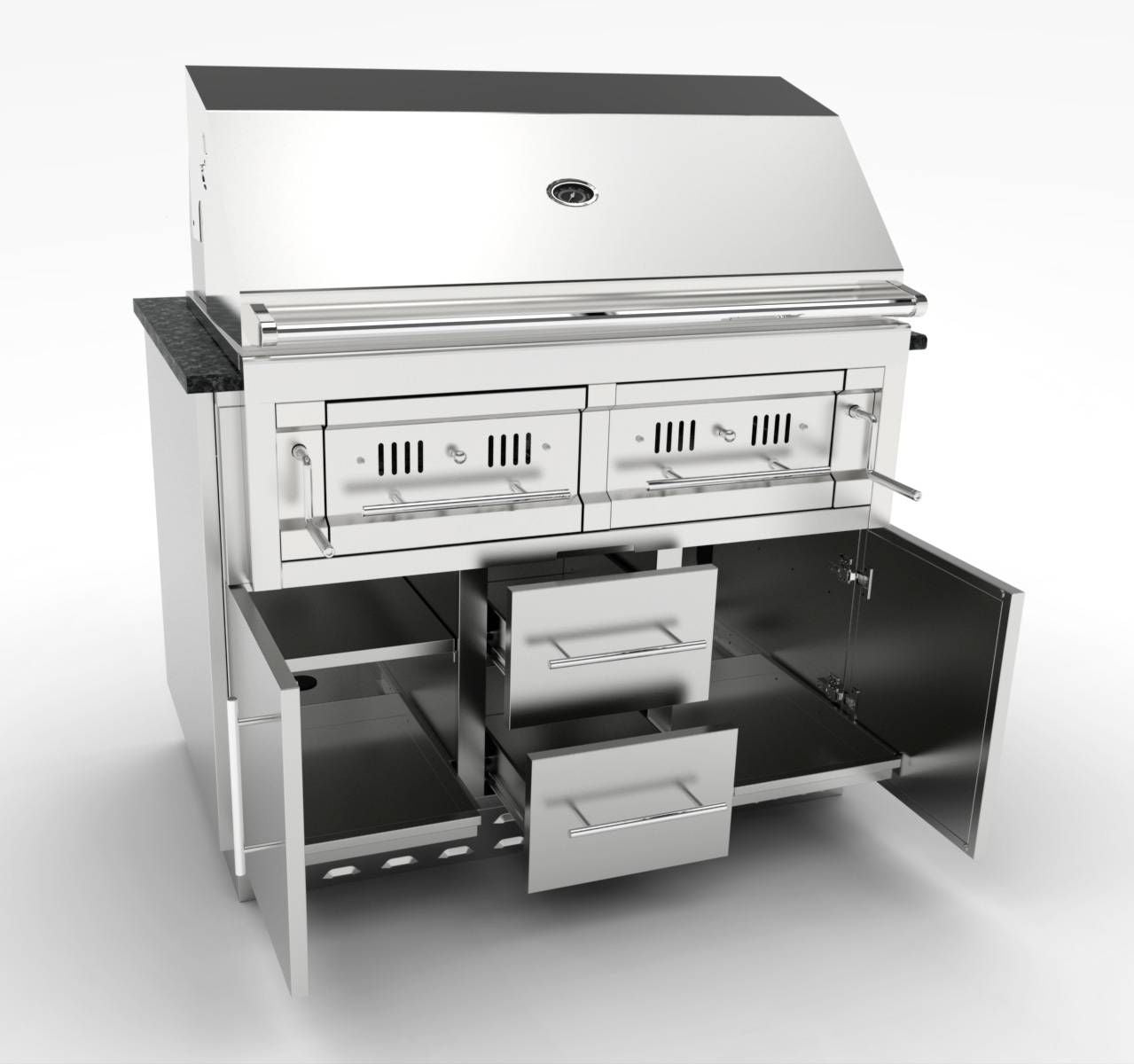 Sunstone 46" Sunstone Charcoal Grill Base Cabinet - SAC46CGDC