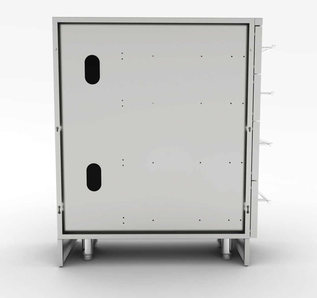 Sunstone 12" 4 Multi Drawer Storage Base Cabinet - SBC12SMD