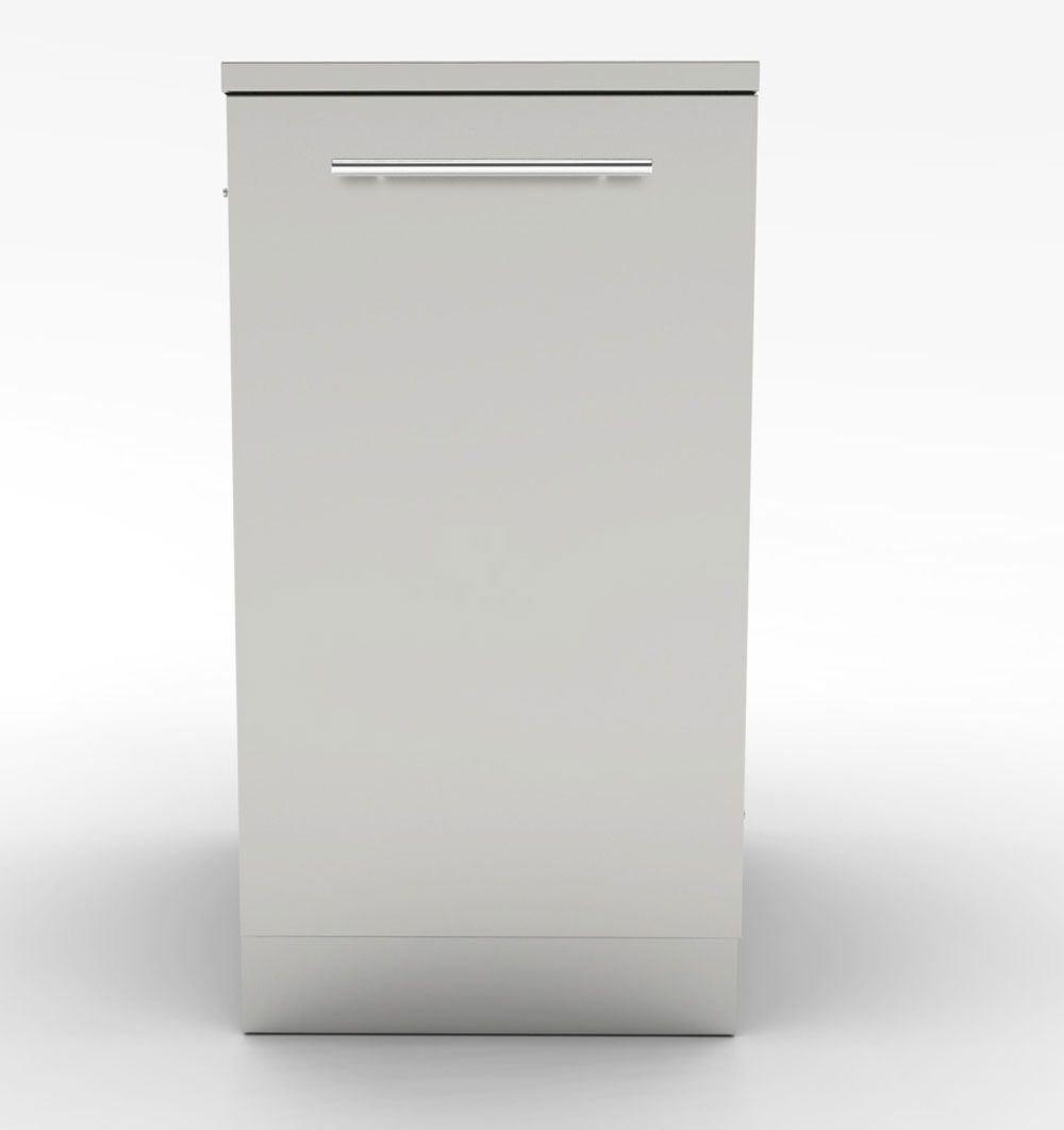 Sunstone 18" Trash Drawer Cabinet w/Two Top Loading Bins - SBC18STRD