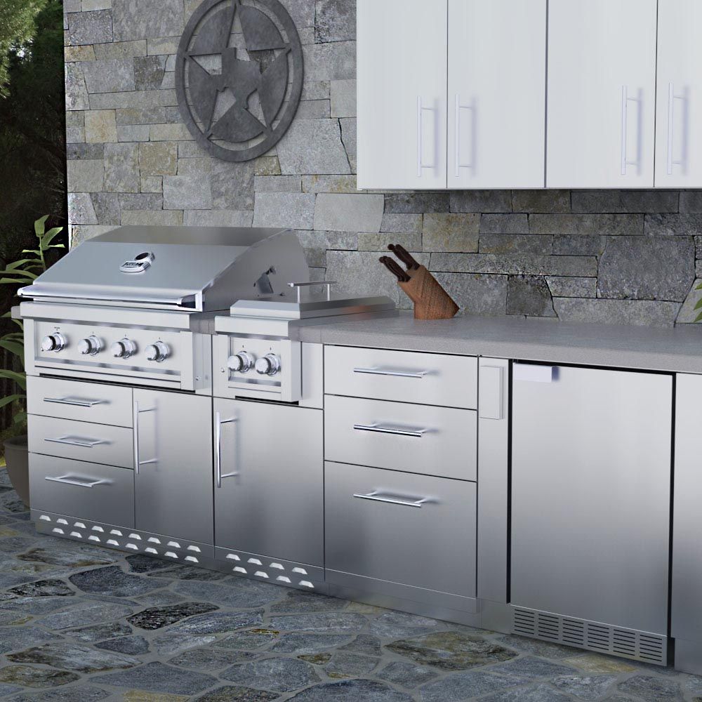 Sunstone 24" Large Triple Drawer Base Cabinet - SBC24STD