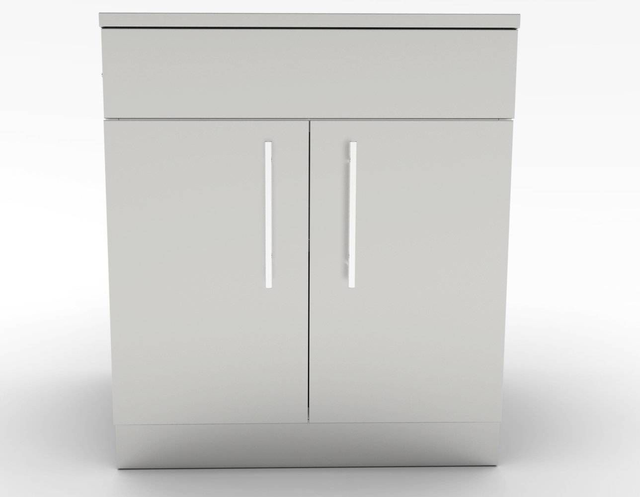 Sunstone 30" Double Door Base Cabinet w/Shelf & Reversible Top Drawer or False Panel - SBC30CDD