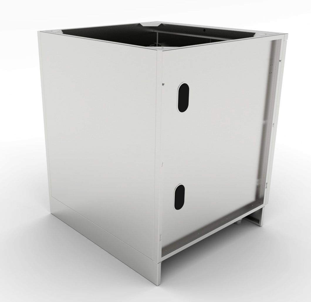 Sunstone 30" Full Height Double Door Base Cabinet w/Two Shelves & Door Pockets - SBC30FDD