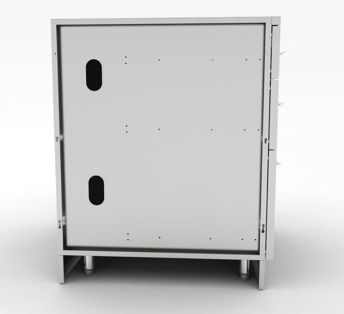 Sunstone 30" Large Triple Drawer Base Cabinet - SBC30STD