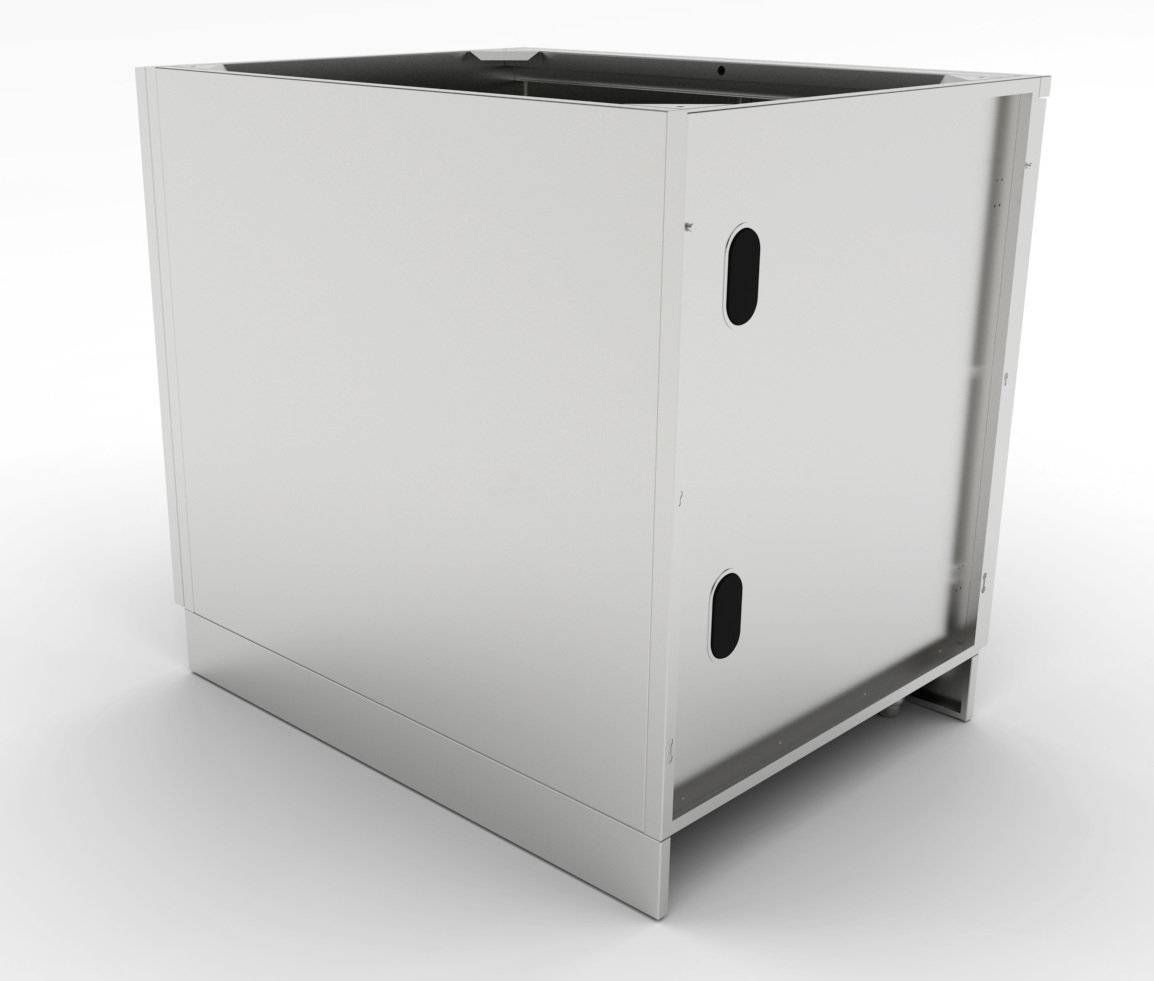 Sunstone 36" Full Height Double Door Base Cabinet w/Two Shelves & Door Pockets - SBC36FDD
