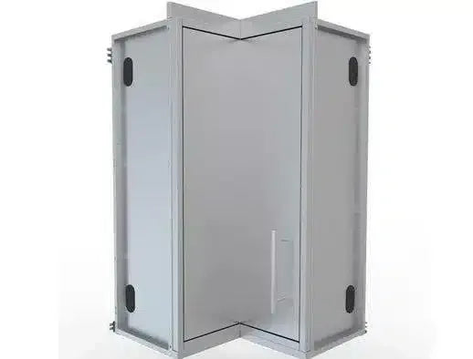 Sunstone 12" x 12" Full Height 360 Swivel Door Corner Cabinet w/Three Shelves - SWC12SLS