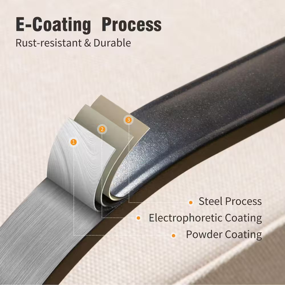 Metal 5 Seat 4-Piece Steel Outdoor Patio Conversation Set with Rocking Chairs, Beige Cushions and Marble Pattern Table