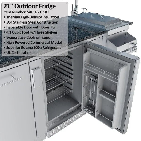 Sunstone THE SAVANNA 16FT Outdoor Cabinet Package with 60° Angle