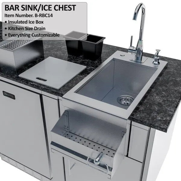 Sunstone THE SAVANNA 16FT Outdoor Cabinet Package with 60° Angle