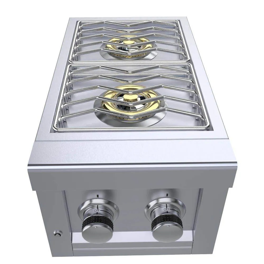 Sunstone Ruby Series 13 Inch Slide in Versa Double Burner