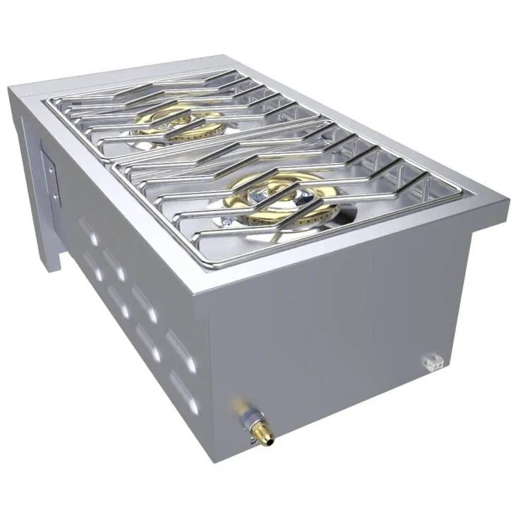 Sunstone Ruby Series 13 Inch Slide in Versa Double Burner