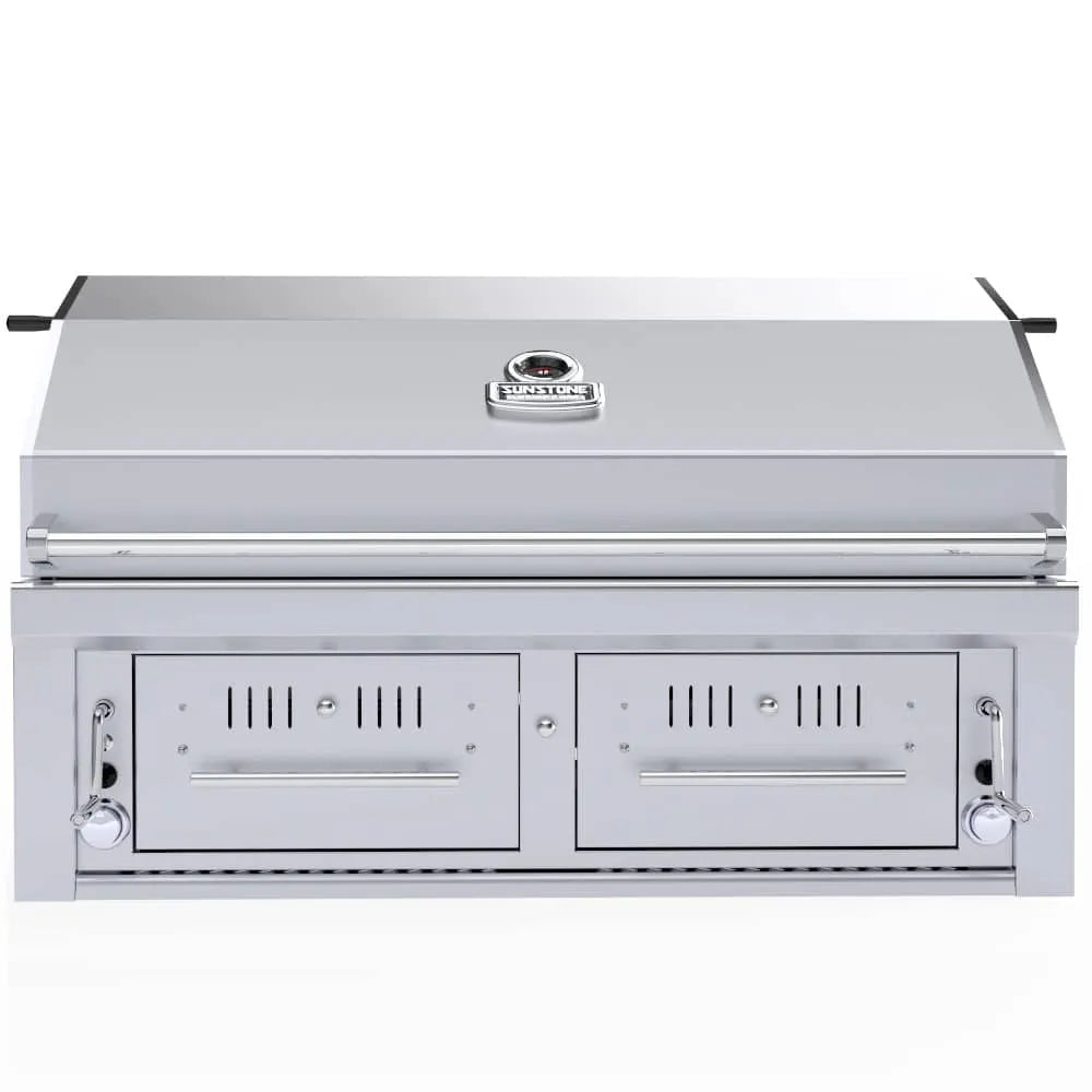 Sunstone 42″ Gas Hybrid Dual Zone Charcoal/Wood Burning Grill