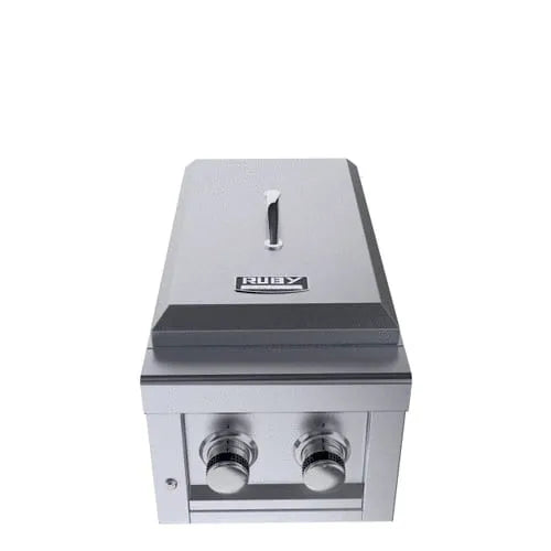 Sunstone Ruby Series 13 Inch Slide in Versa Double Burner