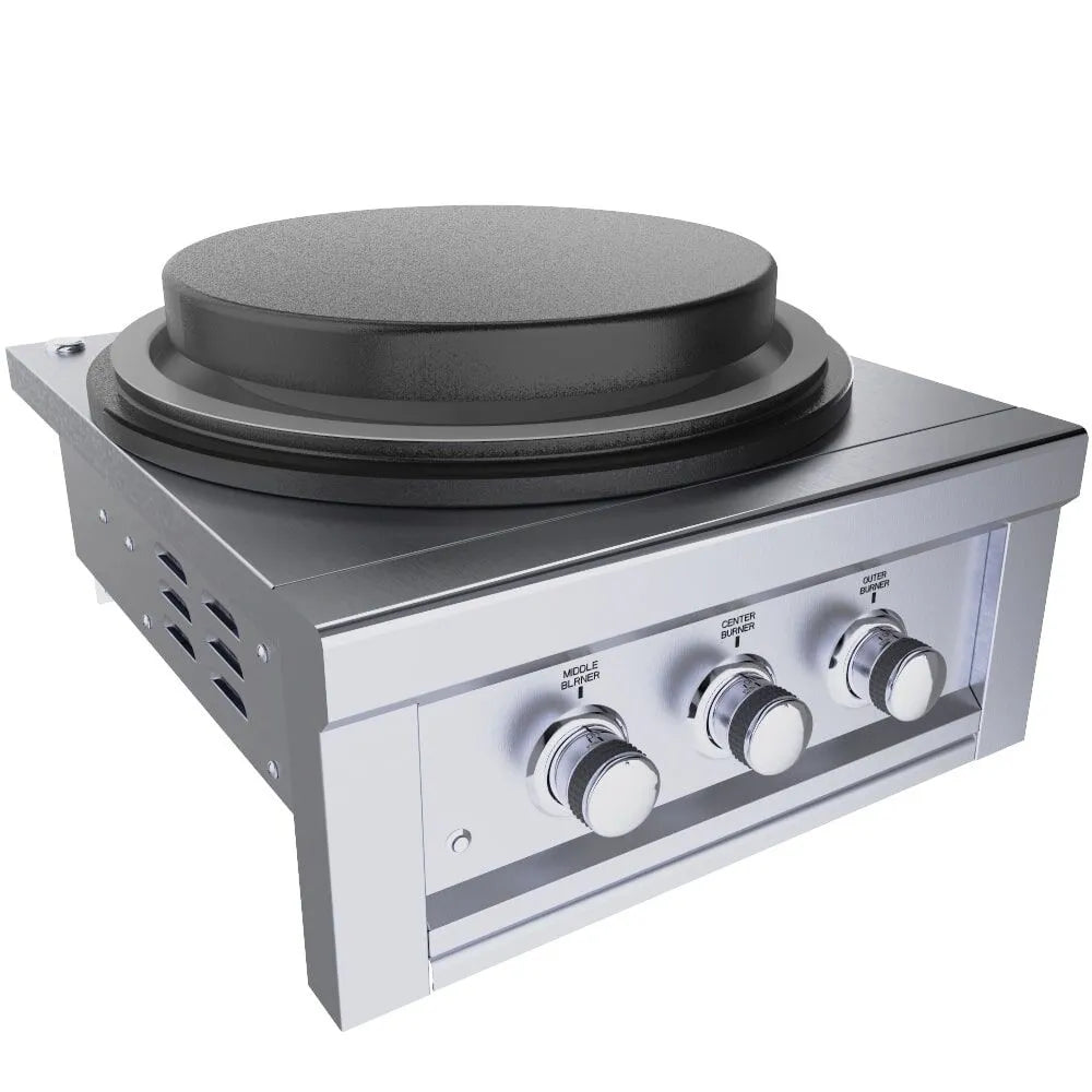 Sunstone 24” Power Cirque Solid Steel Griddle