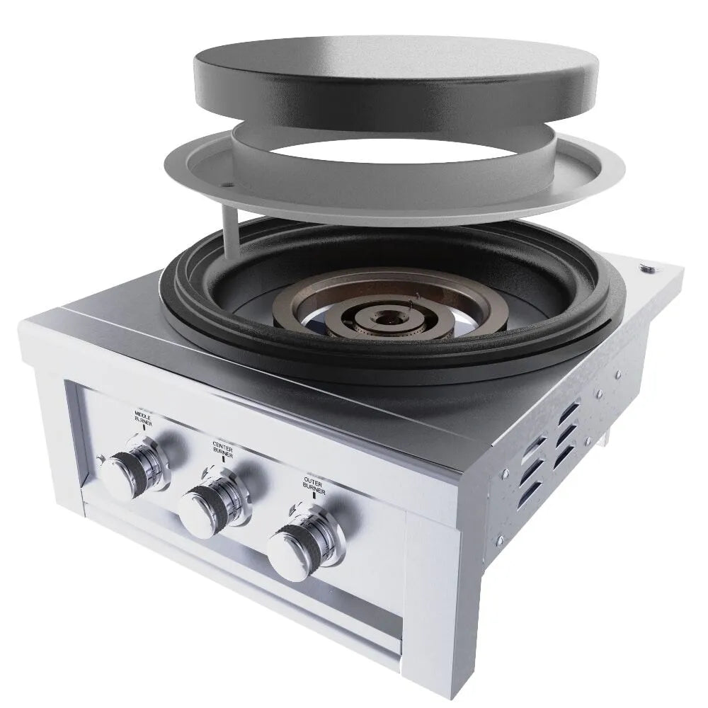 Sunstone 24” Power Cirque Solid Steel Griddle