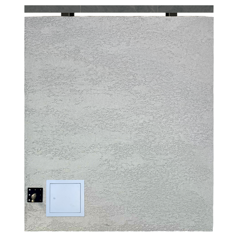 Cal Flame Monterey-Modern Outdoor Gas Fireplace W/ Bottom Mantel FRP-901-2