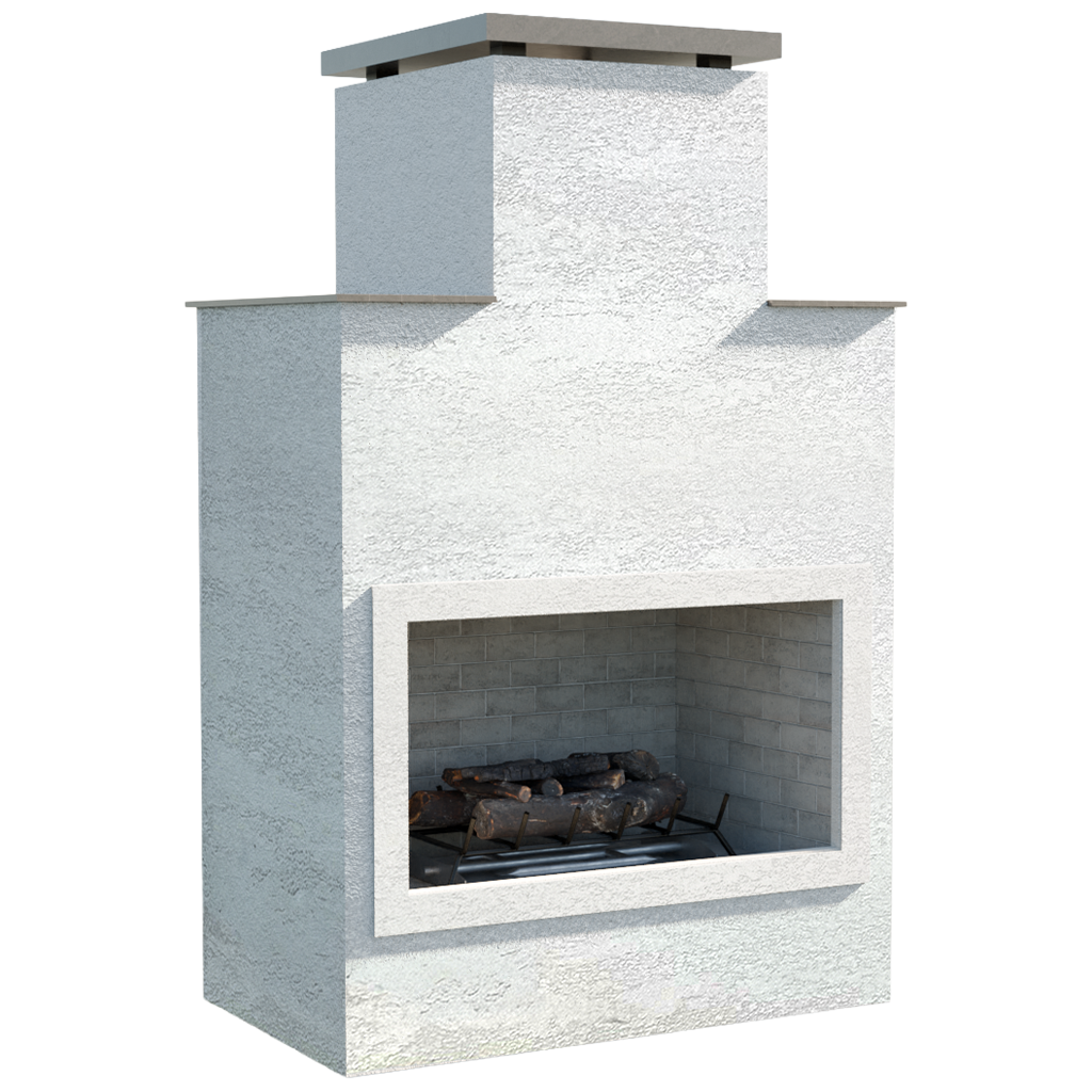 Cal Flame Indio-Contemporary Outdoor Gas Fireplace FRP-903-1