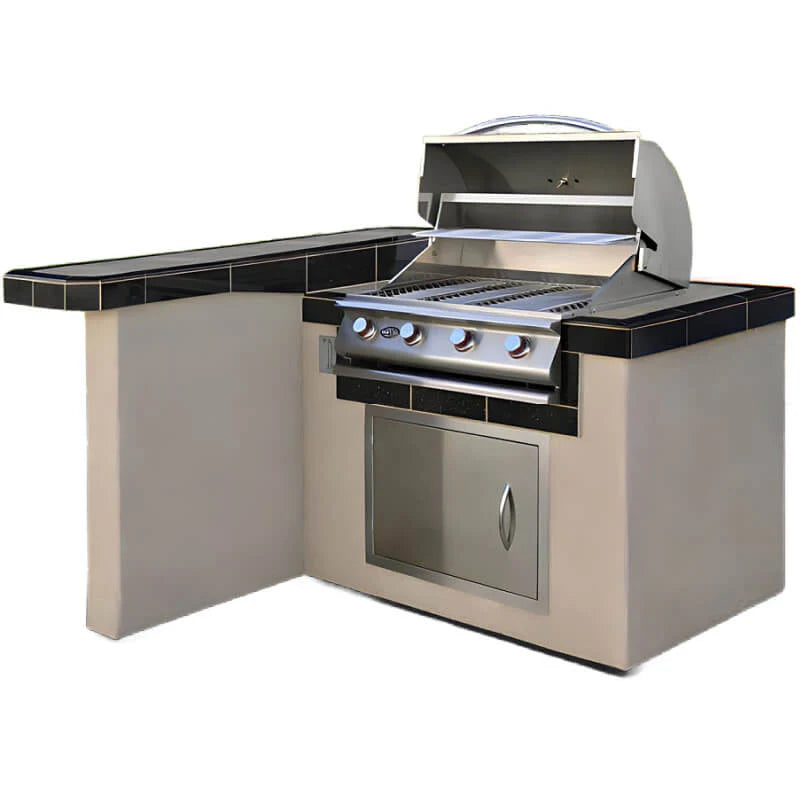 Cal Flame Maui Q L-Shaped BBQ Grill Island BBK-401 R/L