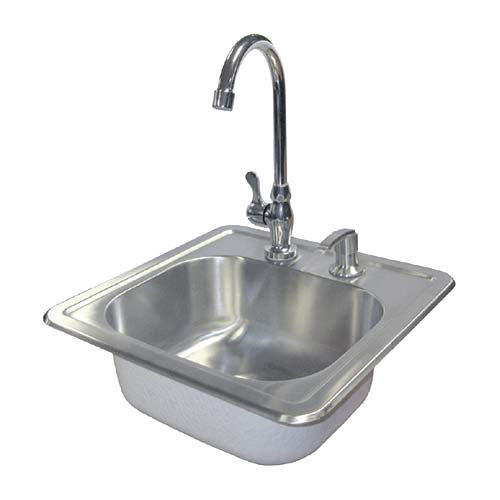 Cal Flame Stainless Steel Sink w/ Faucet & Soap Dispenser BBQ11963