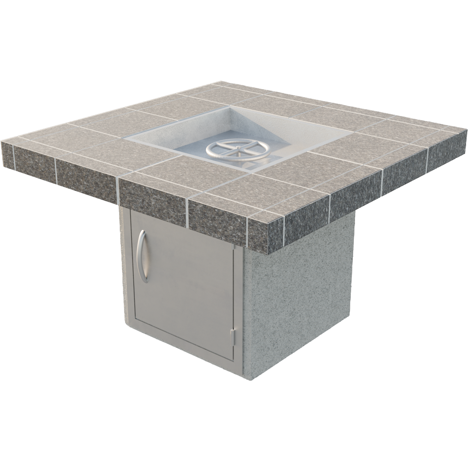 Cal Flame Mesa – Modern Contemporary Outdoor Gas Fire Pit FPT-S201M