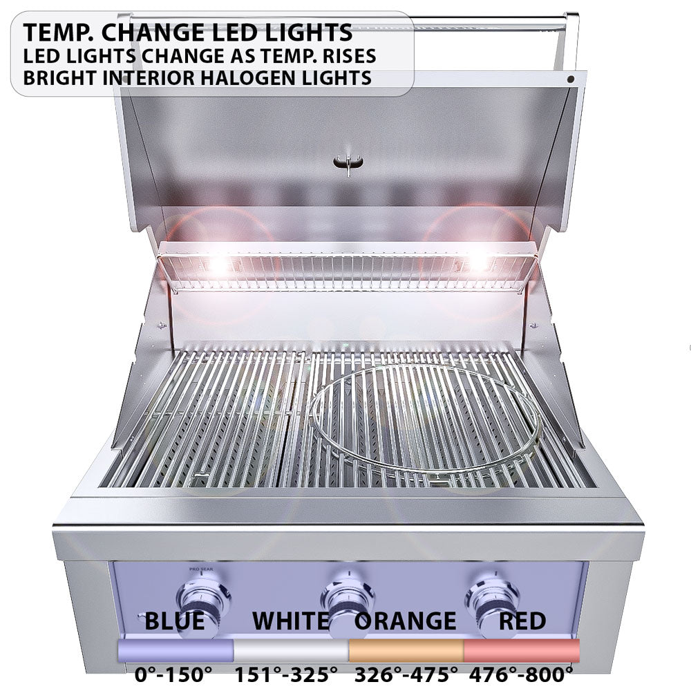 Sunstone 30″ Ruby 3 Burner Pro-Sear Grill