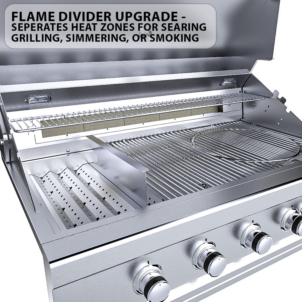 Sunstone 5-Burner Pro-Sear Infrared Grill Ruby Series – Ultimate High-Performance Outdoor Cooking Station