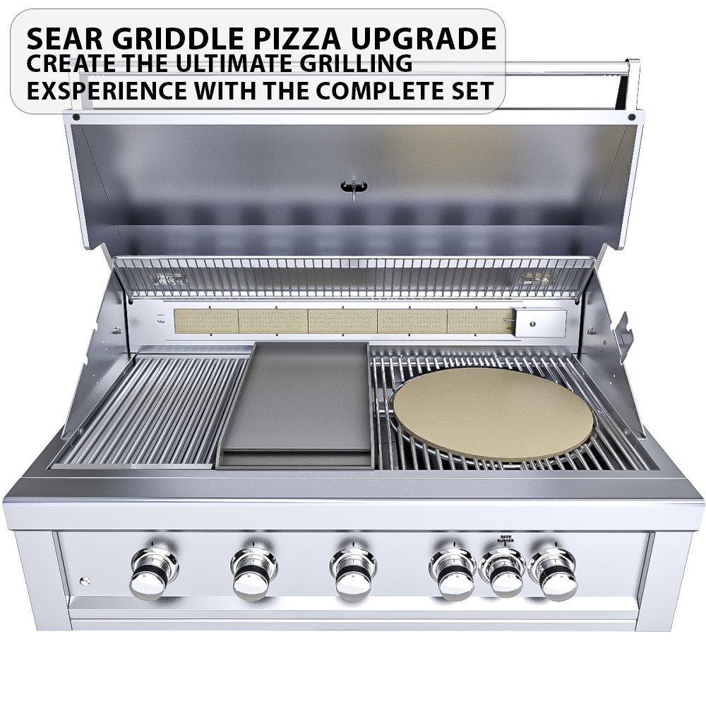Sunstone 5-Burner Pro-Sear Infrared Grill Ruby Series – Ultimate High-Performance Outdoor Cooking Station