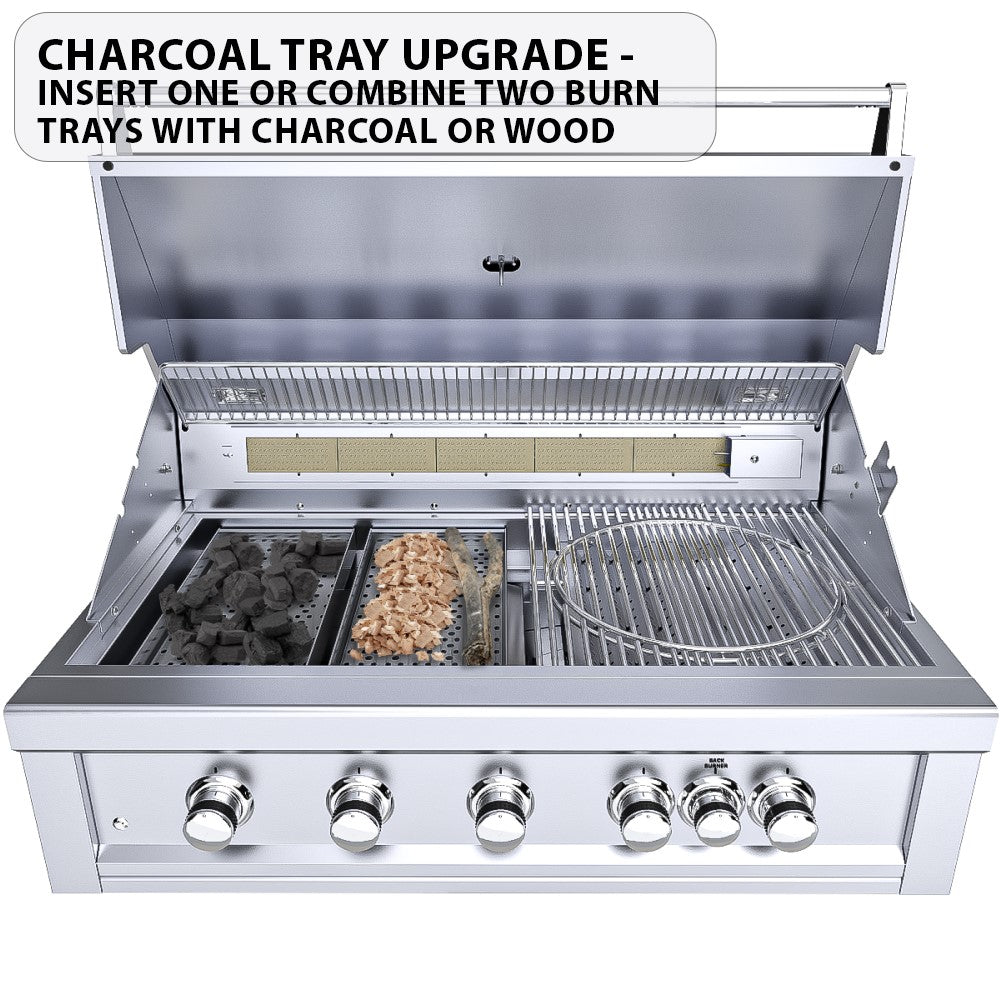 Sunstone 5-Burner Pro-Sear Infrared Grill Ruby Series – Ultimate High-Performance Outdoor Cooking Station