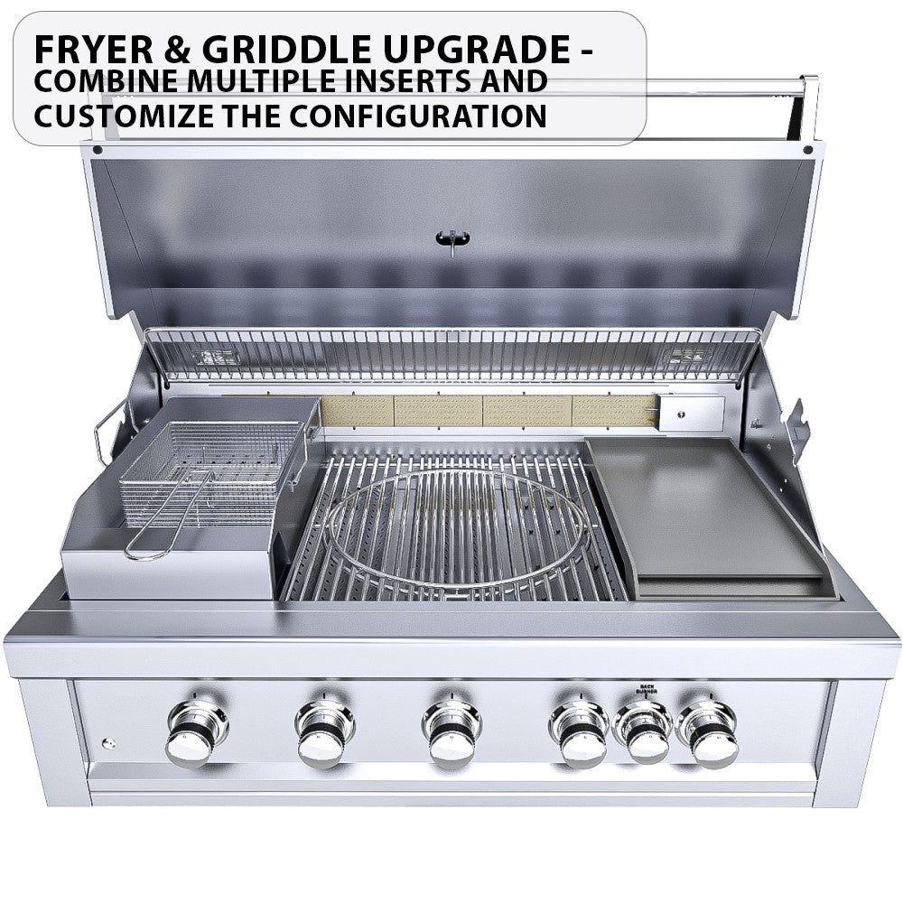 Sunstone 5-Burner Pro-Sear Infrared Grill Ruby Series – Ultimate High-Performance Outdoor Cooking Station