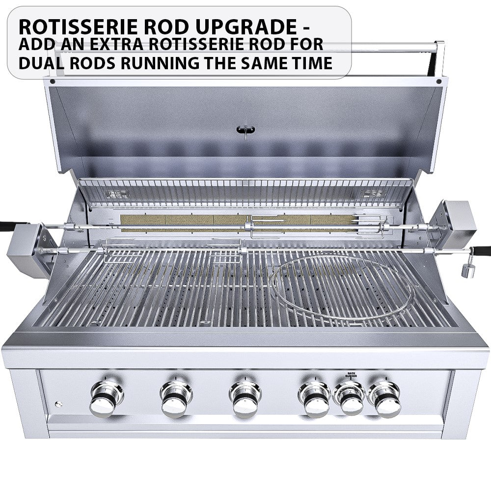 Sunstone 5-Burner Pro-Sear Infrared Grill Ruby Series – Ultimate High-Performance Outdoor Cooking Station