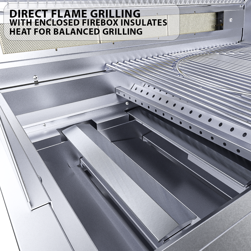 Sunstone 5-Burner Pro-Sear Infrared Grill Ruby Series – Ultimate High-Performance Outdoor Cooking Station